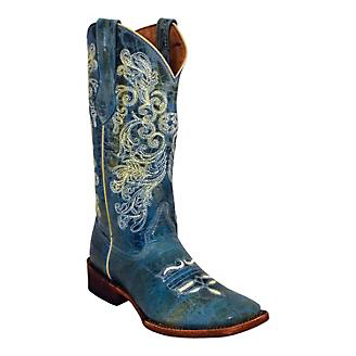 Ladies Southern Charm Turquoise S-Toe