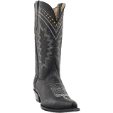 Ladies Navajo Black V-Toe