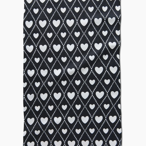 Onyx Love Lattice Luxe Hand Towel