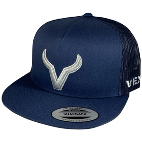 Vexil Brand - Silver Icon - Navy/Navy Mesh