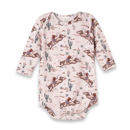 Prairie Princess Girl's Western Bamboo Bodysuit