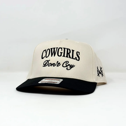 Cowgirls Don't Cry Trucker Hat - Black/Natural Otto