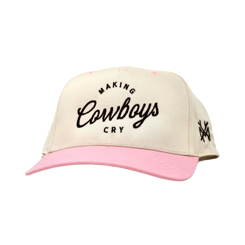 Mhc Making Cowboys Cry Trucker Hat - Pink/Natural Otto