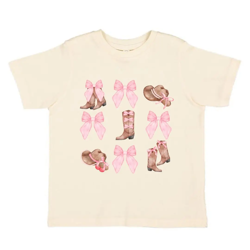 Coquette Cowgirl Short Sleeve T-Shirt - Kids Clothes