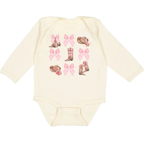 Coquette Cowgirl Long Sleeve Bodysuit
