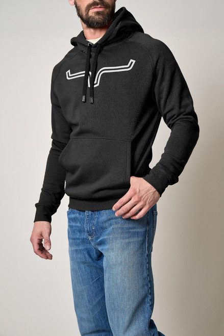 Kimes Men's Outlier Hoodie - Black and White