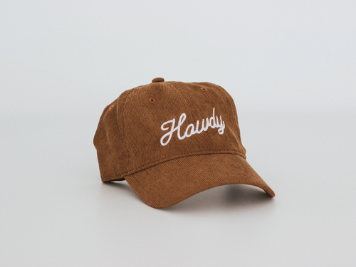 Howdy Modern Corduroy Hat