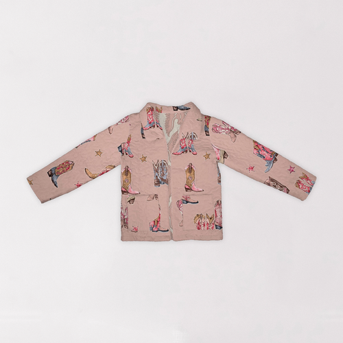 Thunderbird Boots Rose Quilted Jacket