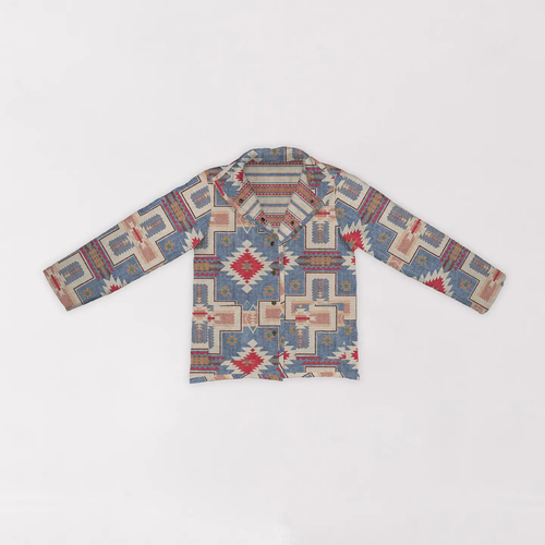 Rhodes Chambray Quilted Snap Jacket