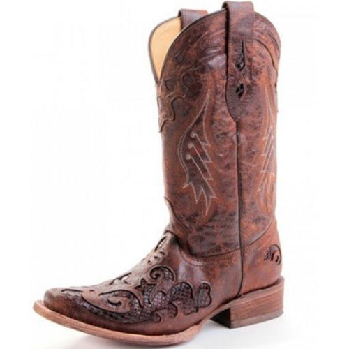 LD BROWN - CHOC SNAKE  INLAY