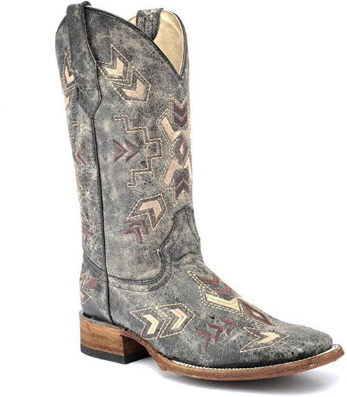 LD BLACK / BONE ARROWHEAD WIDE SQ. TOE L5253