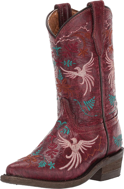 KD RED BIRDS EMBROIDERY E1489