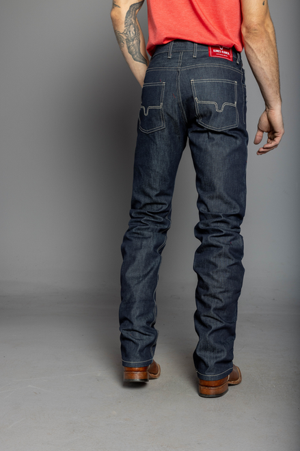 MENS KIMES JEANS - RAW JAMES BLUE