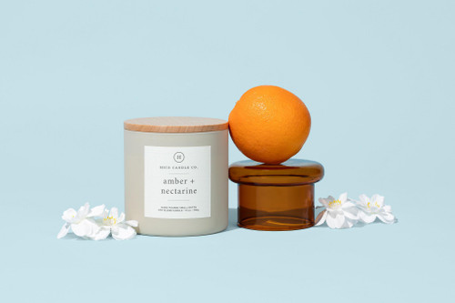Amber + Nectarine - 14oz. Candle