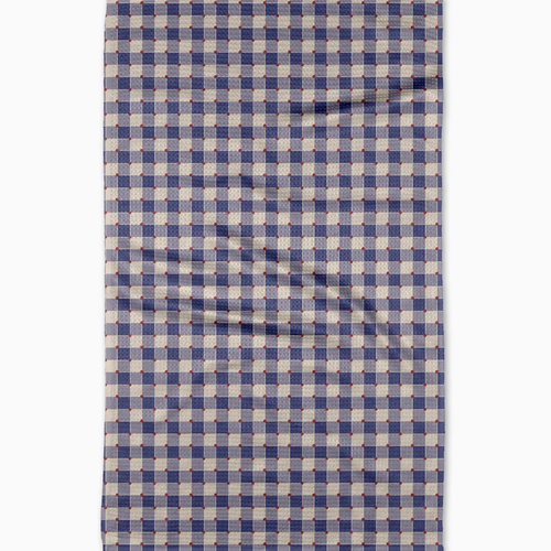 Nautical Gingham Tea Towel