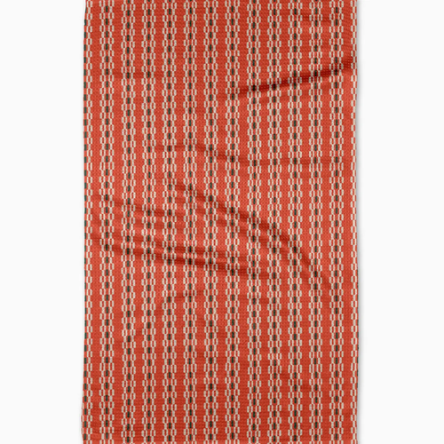 New Day Red Tea Towel