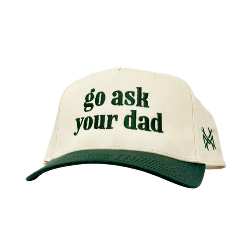 Go Ask Your Dad Trucker Hat - GREEN