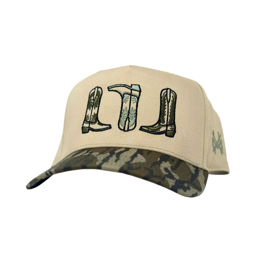 Boots Trucker Hat - CAMO