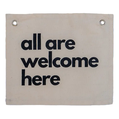 All Are Welcome Here Banner