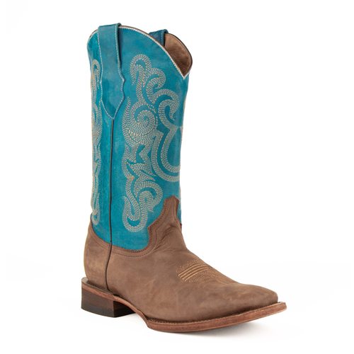 Men's Hunter Chocolate/Turquoise S-Toe