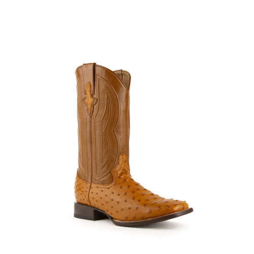 Men's Colt Ostrich S-Toe Cognac
