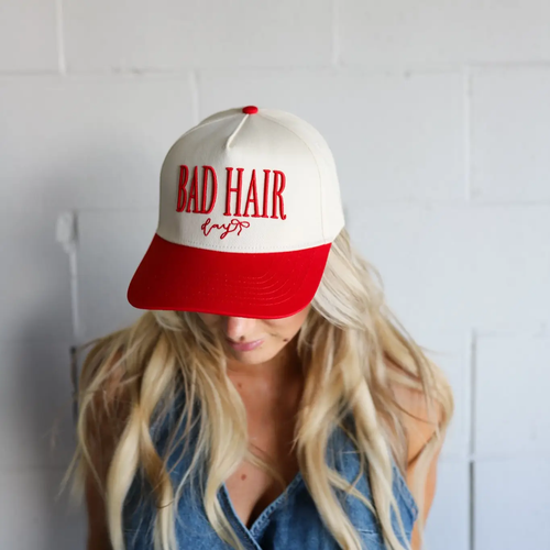 RED - Bad Hair Day Trucker Hat