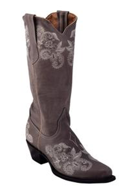 Ladies Southern Lace Grey V-Toe