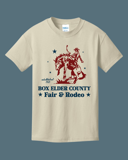 PRE-ORDER Exclusive Box Elder County Fair & Rodeo Centennial Kid's Tee