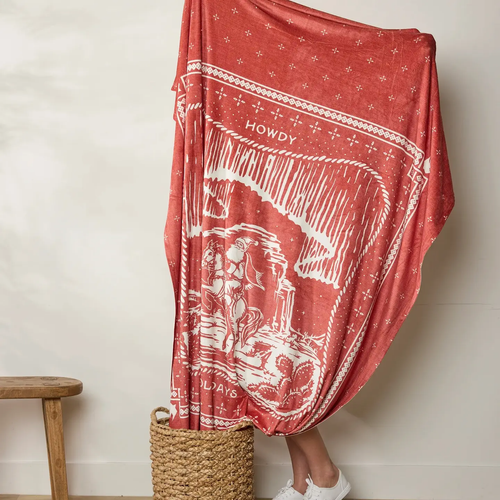 Cowboy Christmas Butter Blanket