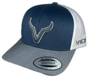 Vexil Brand - Grey Icon - Heather Grey/Pale Indigo/White Mesh