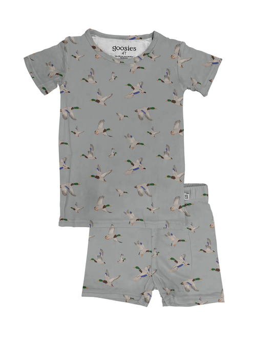 SHORT SLEEVE 2PC PJ'S - MALLARDS