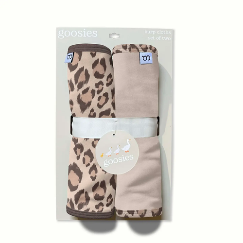 Classic Leopard- Burp Cloth Set