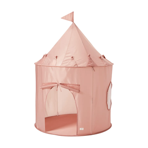 Kids Play Tent Castle with Recycled Fabric - Solids