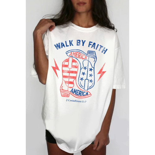 Walk By Faith Mineral Graphic Tee