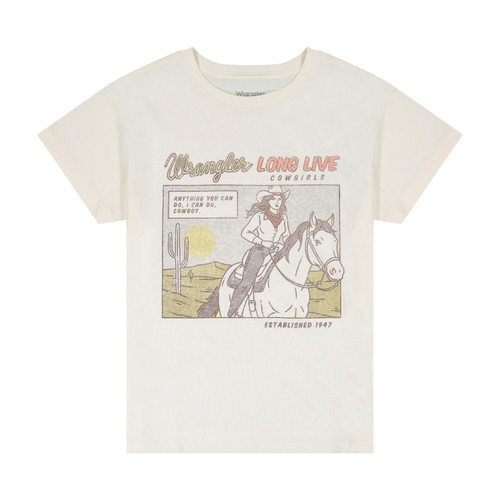 Wrangler Retro® Graphic Short Sleeve T-Shirt - Regular Fit - Egret