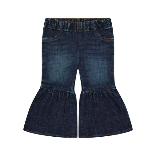 Wrangler® Baby Girls Pull Up Flare Jean - Izabella