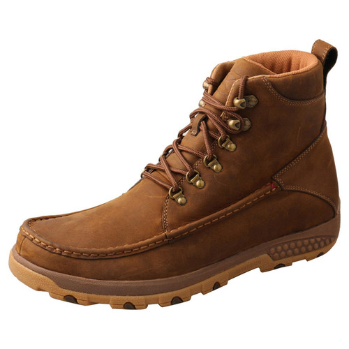 6" Driving Moc Hiker - Distressed Saddle MXC0011