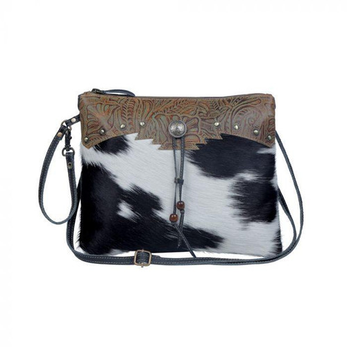 Myra Regal Handbag Canvas & Hairon Bags - S-3373