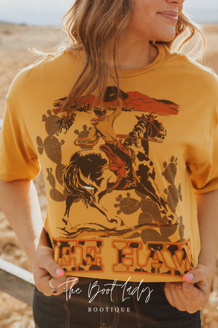 GINA Sunset Yeehaw Tee