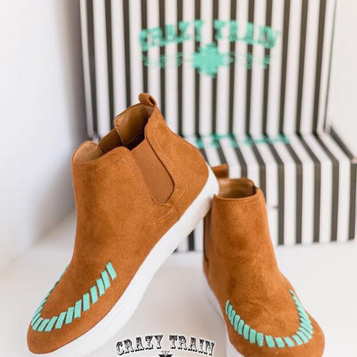 CRAZY TRAIN BIG AND STITCH BROWN/TURQ