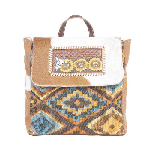 PRIMORDIAL HAND-TOOLED BAG S-4455