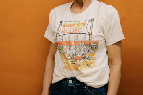 WELCOME TO THE RODEO GRAPHIC T SHIRT