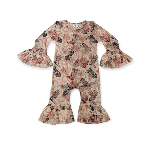 WESTERN COWGIRL ROMPER