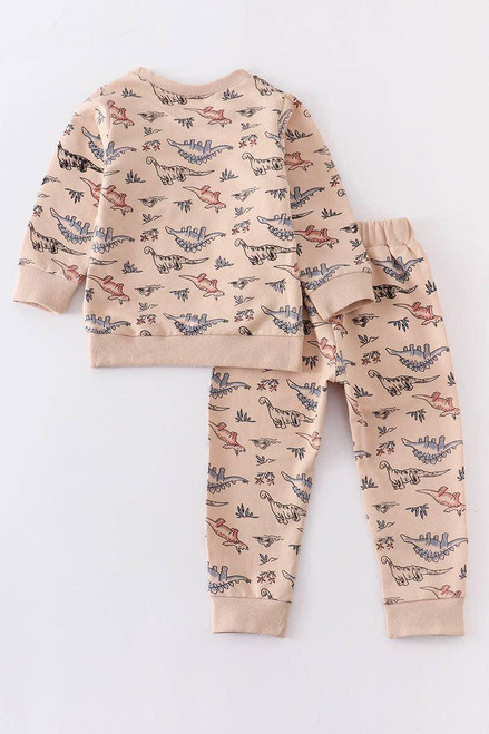 DINOSAUR PRINT SET - WHITE