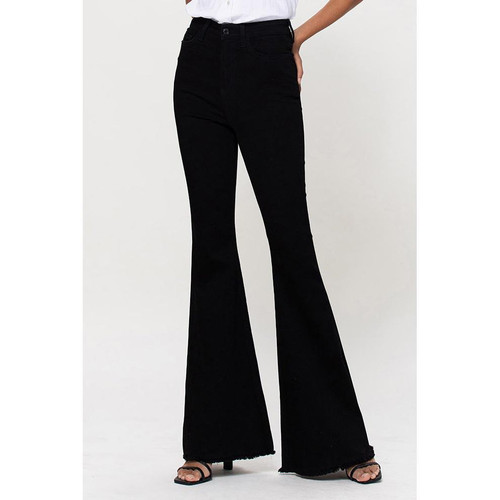 SUPER HIGH RISE SUPER FLARE - JET BLACK