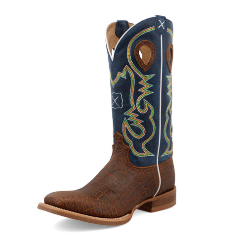 14" Ruff Stock - Elephant Print & Blue - MRS0057