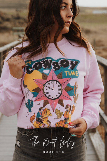 GINA Cowboy Time Sweatshirt
