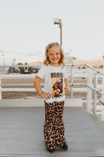 RODEO GRAPHIC AND LEOPARD PANT SET