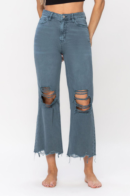 90'S VINTAGE CROP FLARE - BALSAM