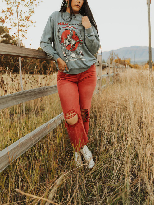 90'S VINTAGE CROP FLARE - BOSSA NOVA